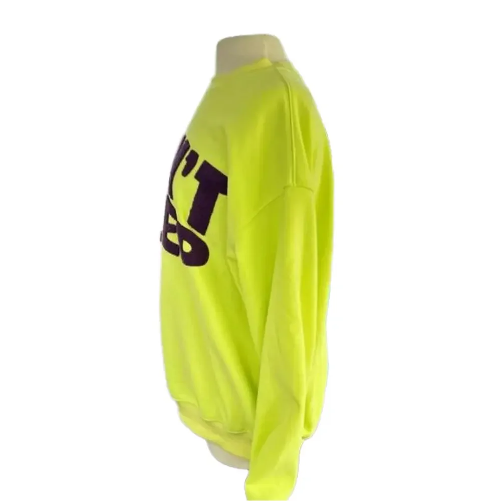 Mochy “I DON’T SLEEP” Neon Yellow Green Purple Size OS One Size Cotton - Picture 4 of 7